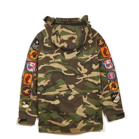 Reason Clothing Newyork/CAMO LONG JACKET