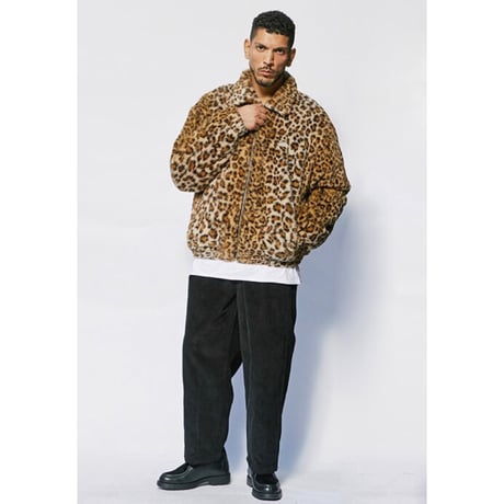 SAINT PAIN/FUR JACAKET  LEOPARD