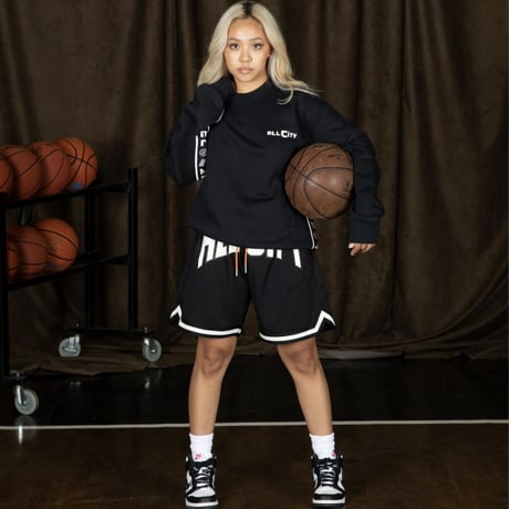 ALL CITY by Just Don / Logo basketball Shorts BLACK