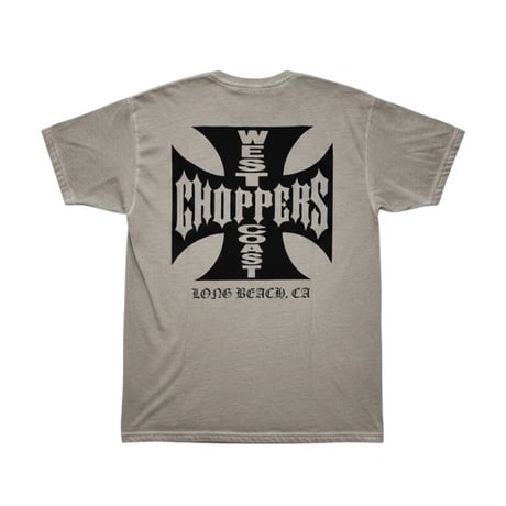 West Coast Choppers/ W.C.C Logo Tshirts "Wash GRAY"