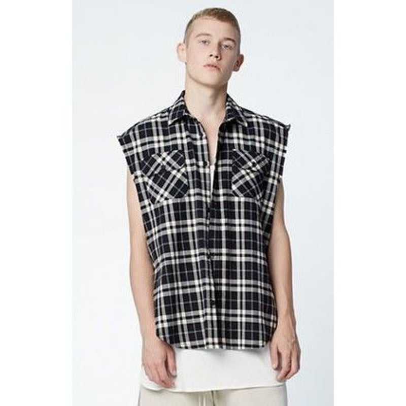 FEAR of GOD チェック柄半袖シャツ FEAR of GOD チェック柄半袖シャツ