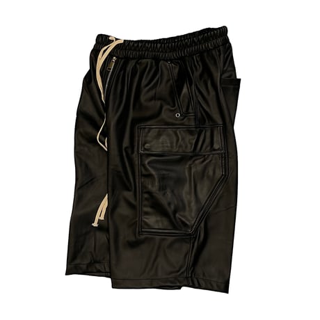 Mismatch NYC/Leather Zip Shorts