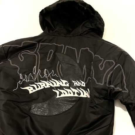 GRMY/FUR BOMBER JACKET (REVERSIBLE)