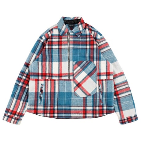 URKOOL/HALF ZIP Flannel shirts Jacket