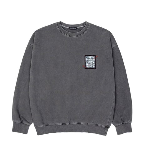 BLACK BLOND/Disorder Spray patch  Sweatshirt  "VINTAGE BLACK"
