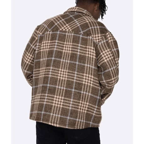 EPTM/Tweed Heavy Flannel shirt "BROWN"