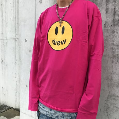 Drew House/Mascot LongSleeve MAGENTA