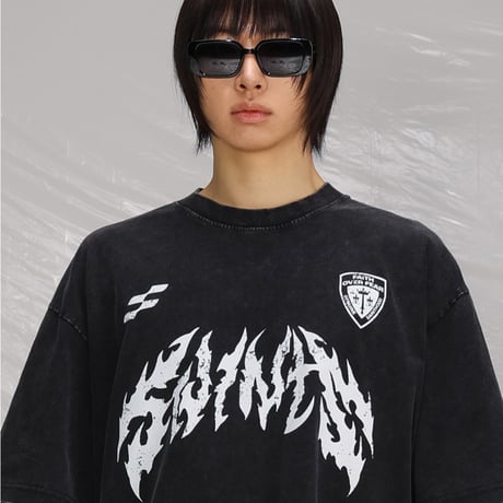 SAINTPAIN/ Metal Washed Tee