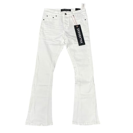 VALABASAS / Mr Stacked Denim  "WHITE"