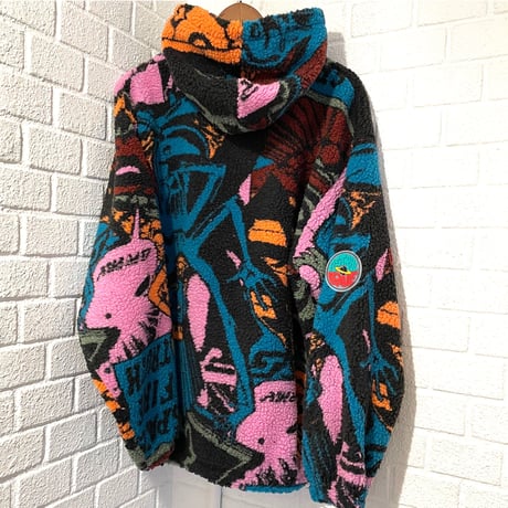 GRMY/OVER SHERPA BOA HOODIE "PINK"