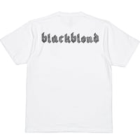 BLACK BLOND/Sketch Logo Tee WHITE