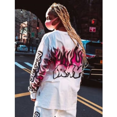 GRMY×Shirts King Phade/Flame Art  Long sleeve