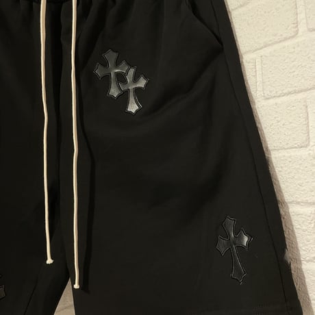 Mismatch NYC/Cross patch custom shorts