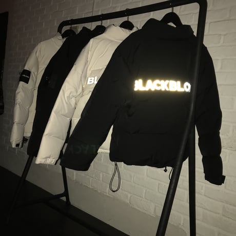 BLACK BLOND/BB SMILE Down Jacket  CREAM