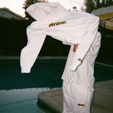 Drew House/LOGO  Hoodie  WHITE