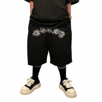 SUBLIMATION/ Embroid Bermuda Shorts (SET UP) BLACK