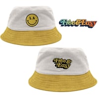 FREE&EASY/Corduroy Smile Bucket Hat
