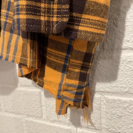 Mismatch NYC/Rework Flannel shirts BLACK