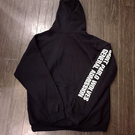 Saint Pablo Tour/official hoodie フーディー　ブラック