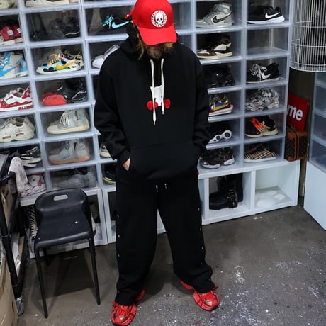By The R/ Snap Sweat Pants  "BLACK"