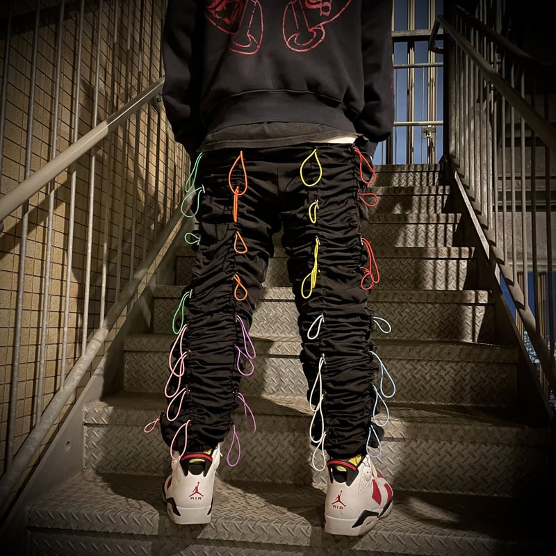 EPTM/Accordion Pants BLACK | BINGOSTAR ・ ビンゴスター