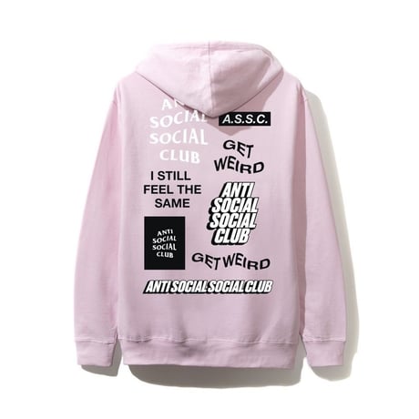 Anti Social Social Club/SS新作 Logo Hoodie PINK