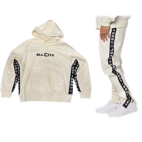 ALL CITY by Just Don / Logo Sweatpants CREAM