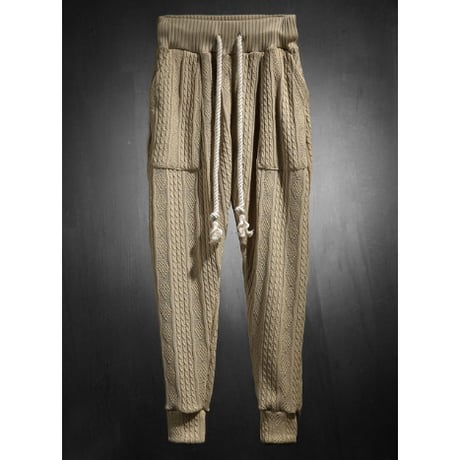 By The R/ Summer Knit Pants SET UP "BEIGE"