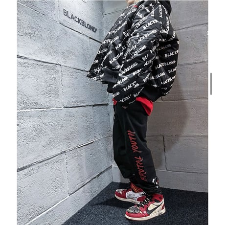 BLACK BLOND/REVERSIBLE SHORT BOMBER JACKET