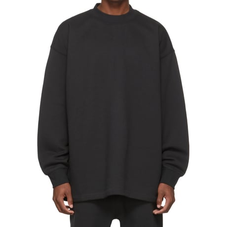 ESSENTIALS by Fear of God /Logo Relax Creweck"BLACK"