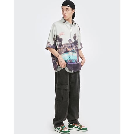 WOSS.official/ oversize vintege car shirts