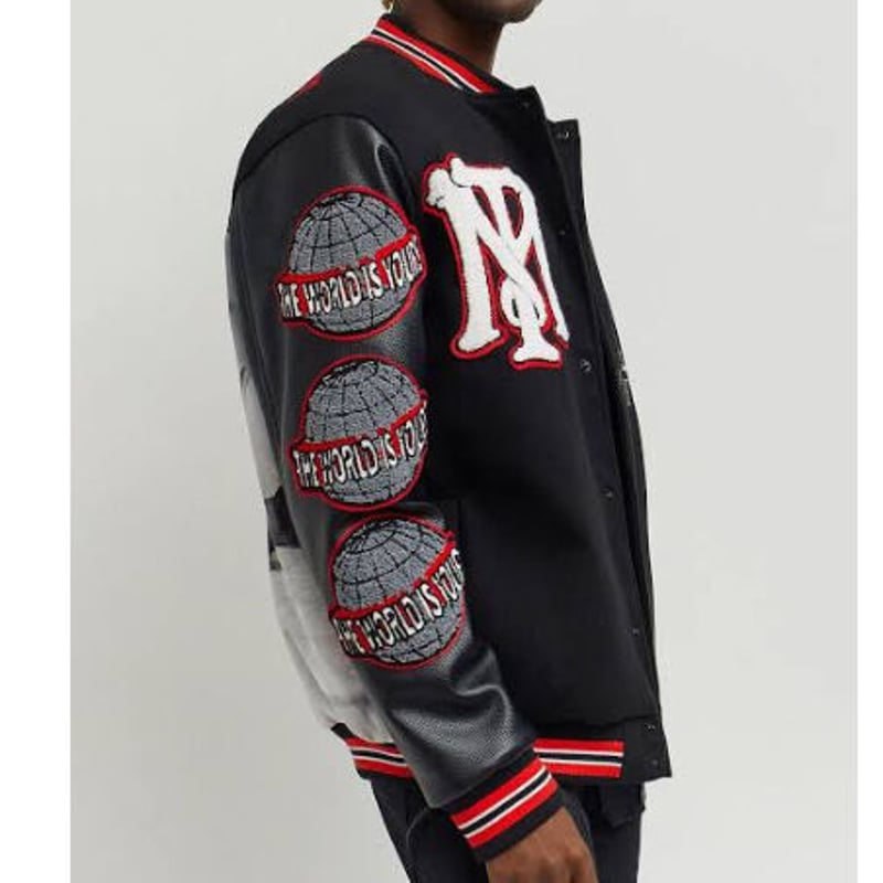 Reason Clothing Newyork /SCARFACE Wool Varsity