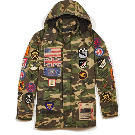 Reason Clothing Newyork/CAMO LONG JACKET