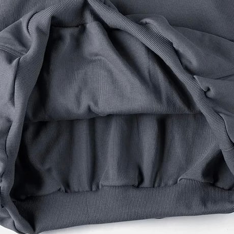Mismatch NYC/Short balloon Hoodie インナー付　"Dark Gray"