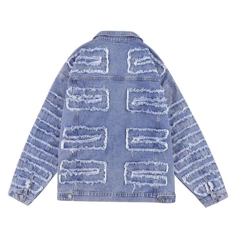 Mismatch NYC/Damaged Denim Jacket