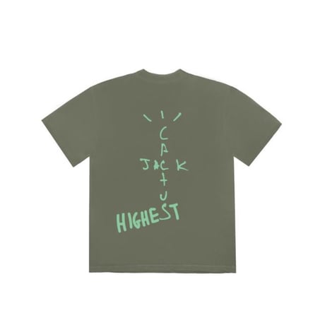 Nike × Travis Scott /Cactus Jack JORDAN  Tshirts "OLIVE"