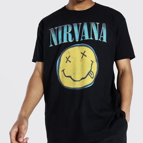 NIRVANA/Official Tshirts  "BLACK”