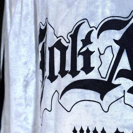 By The R/ Velor LongSleeve  "BLACK/WHITE"