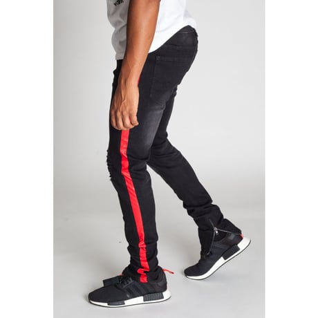 KDNK/Side line denim pants