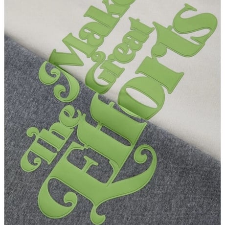 WOSS.official/Messege Crewneck Sweat