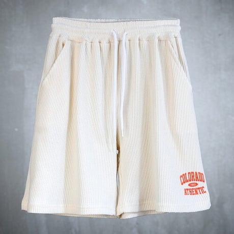 By The R/ Thermal college Set UP (Tops&Shorts) "CREAM"
