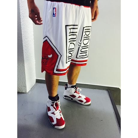 Iridium Clothing/Bulls custom shorts ホワイト