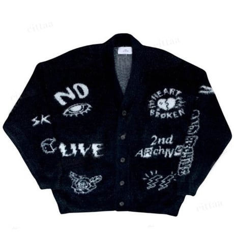 2nd archive/ Mohair Knit Cardigan