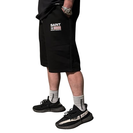 SAINT PAIN/Piece LOGO Shorts