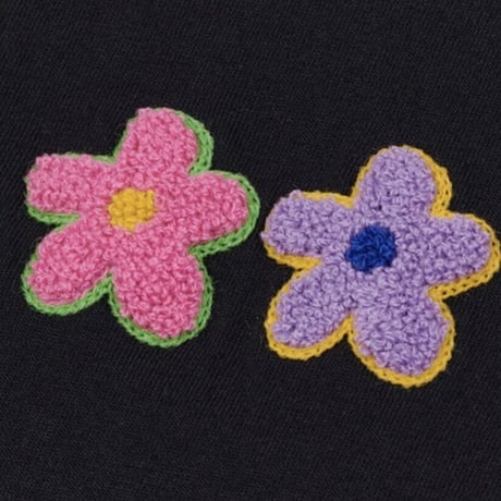 MISTERCHILD / Double Flower Tshirts "BLACK"