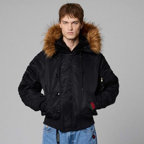GRMY/ THE PLANET N-2B FLIGHT JACKET "BLACK"