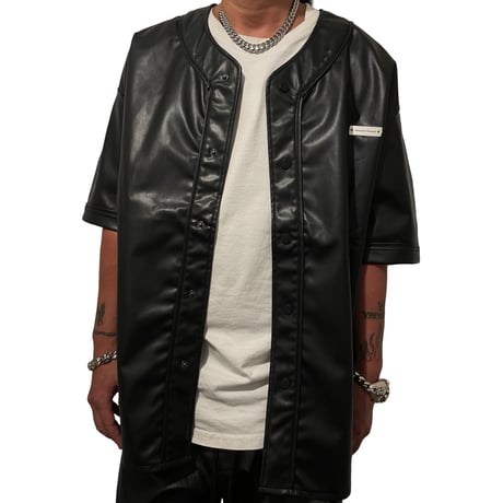 Mismatch NYC/Lether baseball Shirts (Set Up)
