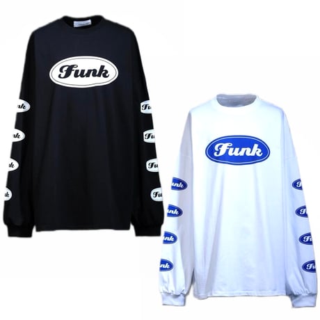 By The R/ FUNK LongSleeve Tee "BLACK/WHITE"