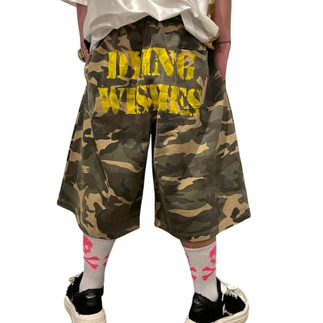Camo Paint Bermuda Shorts