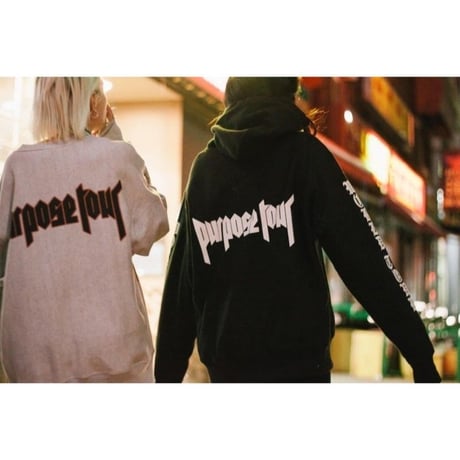 Purpose tour/Justin bieber official crew neck スエット